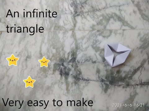 A perfect infinite triangle