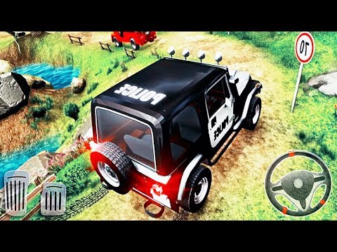 Offroad 4x4 Police Jeep SUV Drive Simulator - Android GamePlay