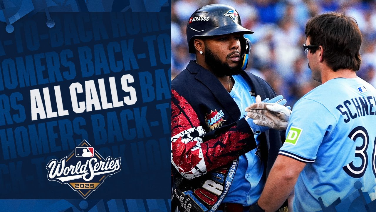 ALL CALLS: Blue Jays go back-to-back to open up Game 5 of the World Series! 🔊