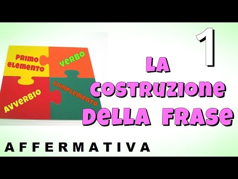 TEDESCO FACILE #110 - LA COSTRUZIONE DELLA FRASE AFFERMATIVA