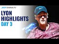 Sinner and Karatsev Play an Epic; Goffin, Musetti in Action | Lyon 2021 Highlights Day 3