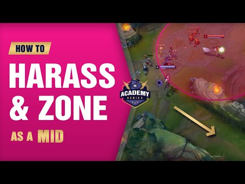 How to Harass and Zone as a Mid (LoL Mobalytics Academy Series)