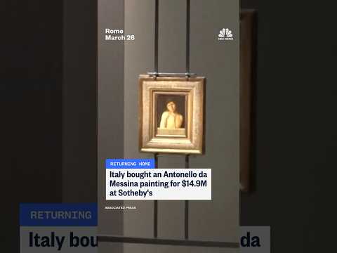 Italy bought an Antonello da Messina painting for $14.9M at Sotheby's