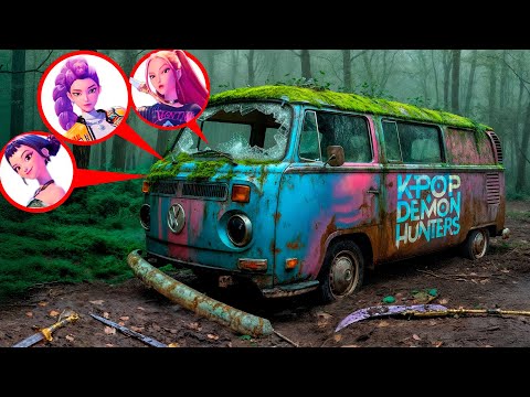 FULLY Restoration of Abandoned KPop TRUCK | Restoring FORGOTTEN Huntrix VAN From DEMON HUNTERS