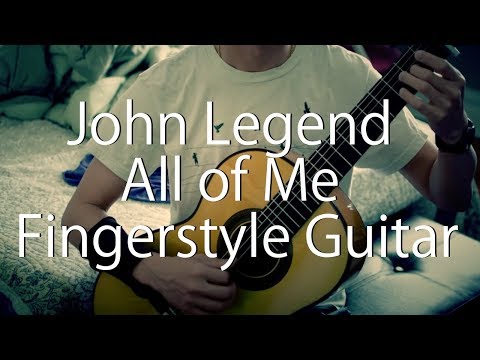 John Legend - All of Me (Guitar Cover - Fingerstyle Guitar) with Free Tabs