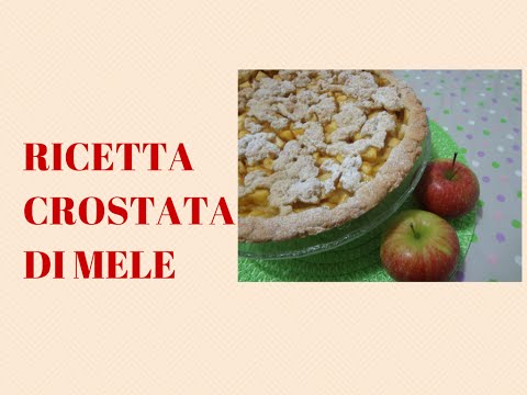 Ricetta Crostata di mele tipo sbriciolata ❤️ Divertirsi in cucina