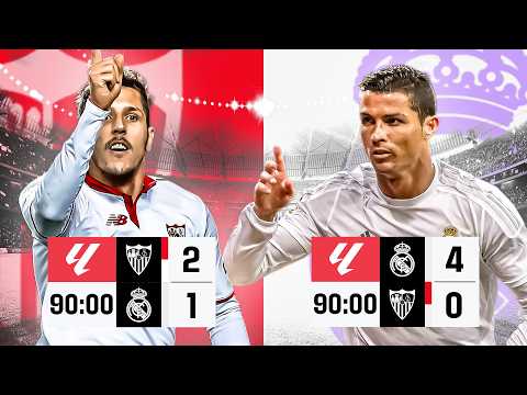 REAL MADRID vs SEVILLA FC: Los PARTIDOS MÁS EPICOS | LALIGA 2015-2025