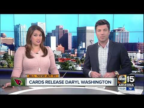 Arizona Cardinals release Daryl Washington less than 3 weeks after reinstatement by NFL