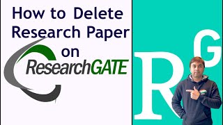 How to Delete Research Paper on Researchgate | Remove Publication on Researchgate