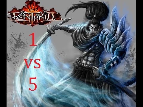 [LoL]-Yasuo Amazing 1v5 PENTAKILL