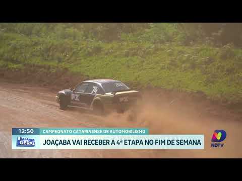 Preparativos para 4ª etapa do Automobilismo Catarinense em Joaçaba