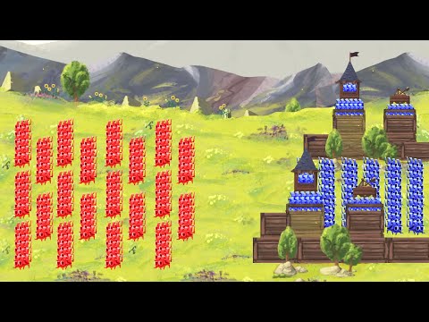 NEW Epic Siege vs MASSIVE Army Defense! | Open the Gates