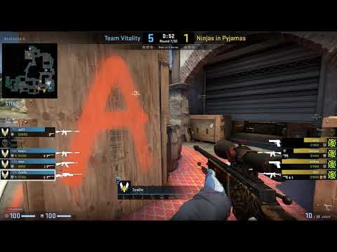 CS:GO POV Demo VItality ZywOo (29/15) vs NIP (de_inferno)