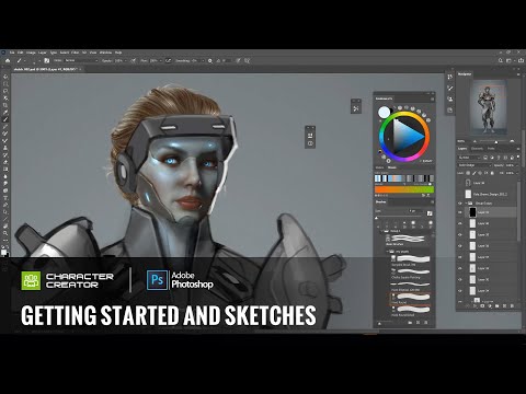 Concept Art #1 - Getting Started and Sketches with Character Creator and Photoshop - by Kyle Brown