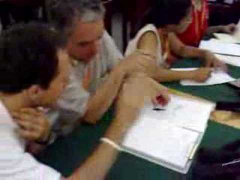 IMOers playing Quake3