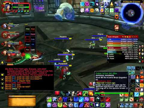 Wow Co Lord Jaraxxus Y campeones Alianza