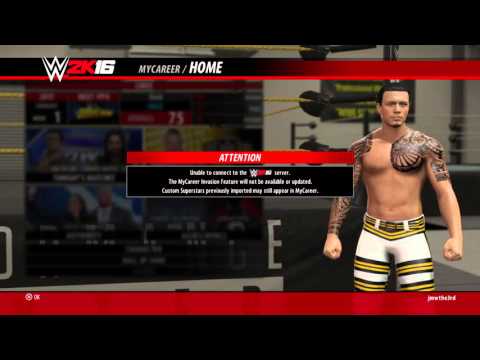 WWE 2K16 my career road to glory pt 4 the returning
