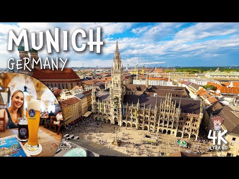 MUNICH, Germany - 4K Travel Walk in the Old Town
