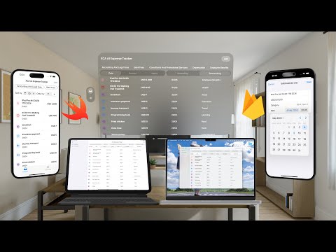 Build an AI Assistant Expense Tracker SwiftUI App | Part 1 | iOS/iPadOS | macOS | visionOS | ChatGPT thumbnail