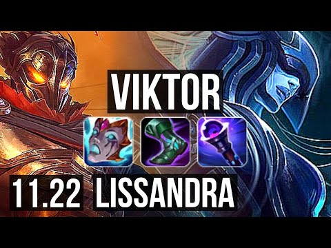 VIKTOR vs LISS (MID) (DEFEAT) | Quadra, 300+ games | NA Master | 11.22
