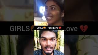 Girls Fake Love 💔  WhatsApp status tamil  Sad L