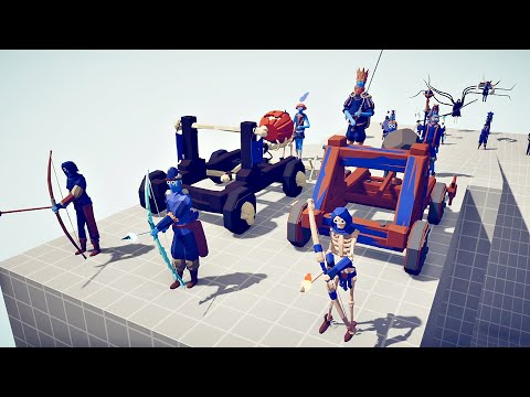 LEGACY TEAM vs MEDIEVAL & SPOOKY & VIKING TEAMS | TABS Totally Accurate Battle Simulator