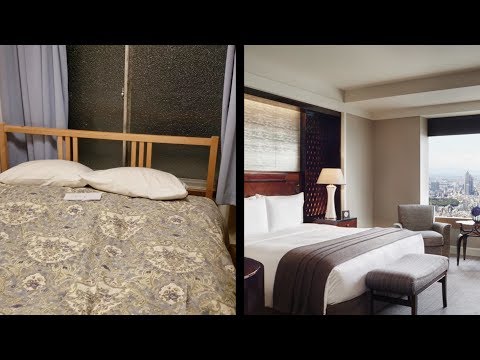 Man Compares And Contrasts His Stay At The Cheapest And Most Expensive Hotel Rooms In Tokyo
