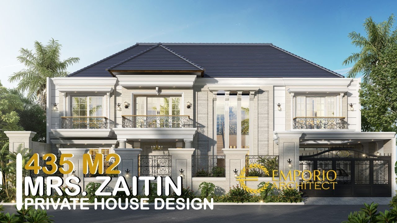 Video 3D Mrs. Zaitin Classic House 2 Floors Design - Kalimantan Selatan