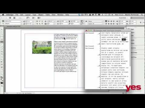Anchor images to text in InDesign