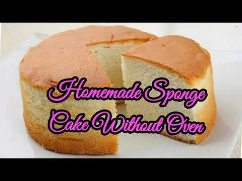 Homemade Soft Sponge Cake without Oven By Batool Cuisine