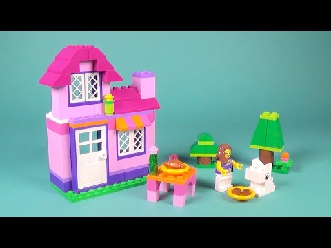 Vidéo LEGO Juniors 4625 : Boîte de briques fille LEGO