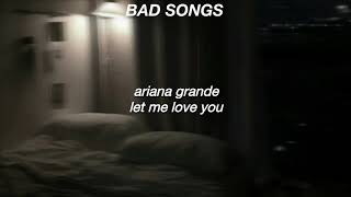 ariana grande - let me love you (ft. lil wayne) [tradução]