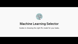 Machine Learning Model Selector GPT