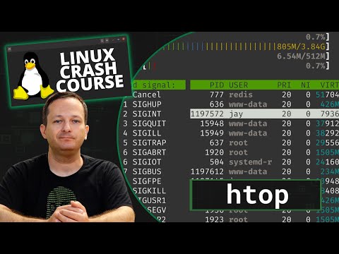 Linux Crash Course - htop