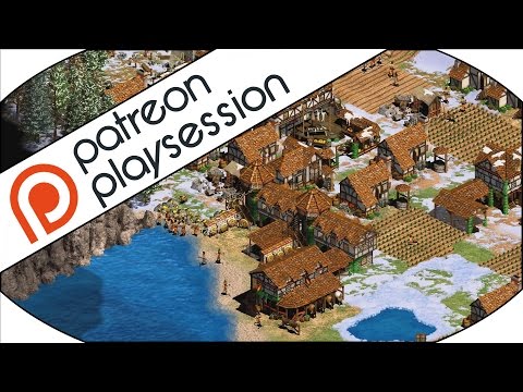 ROMANS VS BARBARIANS - Age of Empires II HD Multiplayer Gameplay - Patreon Playsession!