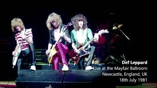 Def Leppard - Live in in Newcastle, England (1981) (Full Show)