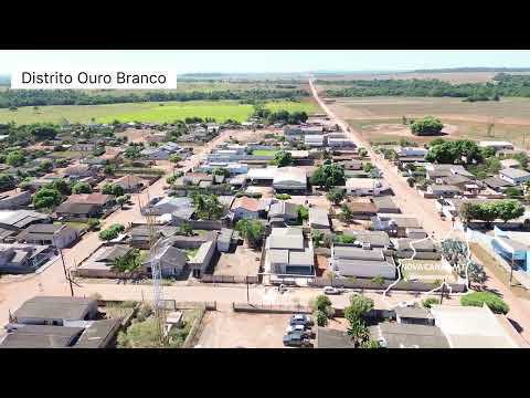 Imagens Aérea do Distrito Ouro Branco município de Nova Canaã do Norte - MT 08/07/2026