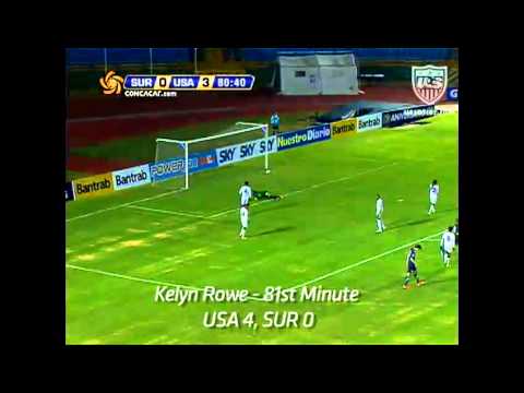 U-20 MNT vs. Suriname: Rowe Goal - March 29, 2011