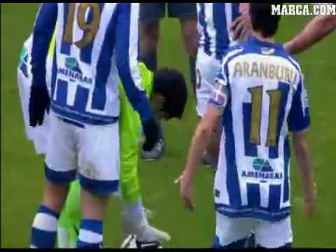 gol de falta por bravo