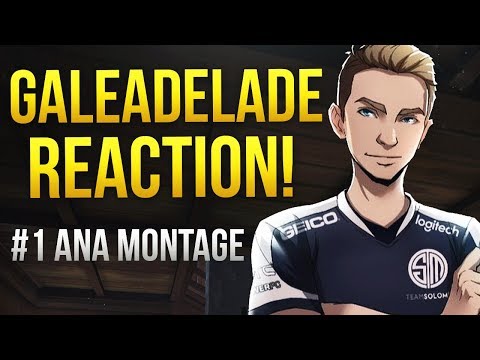 GaleAdelade Watches "INSANE AIM Montage - [#1 Ana Player] - Overwatch Montage"