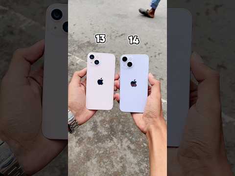 iPhone 13 Vs iPhone 14 || Design & Camera Comparison! #shorts #shortvideo