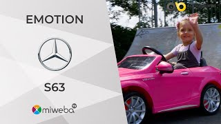 Emotion Mercedes-Benz S63 Pink Kinder Elektroauto