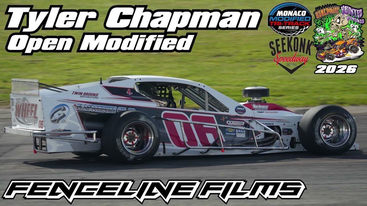 Tyler Chapman Monaco Tri Track Modified USNE Power Haunted Hundred XL Seekonk Speedway 2026