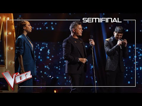 Alejandro Sanz canta con Karina y Julio 'Se le apagó la luz' | Semifinal | La Voz Antena 3 2021