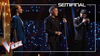 Alejandro Sanz canta con Karina y Julio &#39;Se le apagó la luz&#39; | Semifinal | La Voz Antena 3 2021