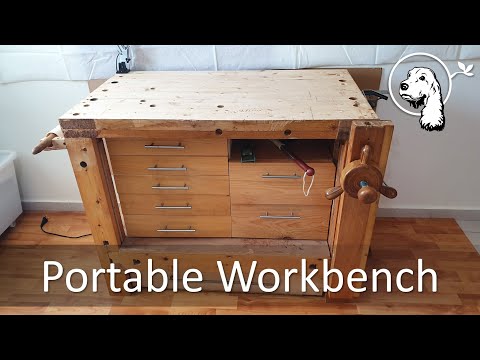 DIY Portable Workbench (knock-down Design) With a Leg Vise and