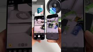 iOS 18 vs iOS 26 Camera App