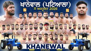Khanewal (Patiala) Kabaddi Tournament 11 Oct 2026