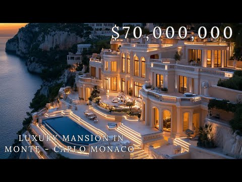 INSIDE A $70,000,000 Luxury Mansion With The Best View of MONTE - CARLO MONACO | LUXURY HOUSE TOUR