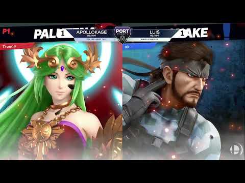 Lui$ (Palutena) vs ApolloKage (Snake) - Top 128 - Port Priority 8